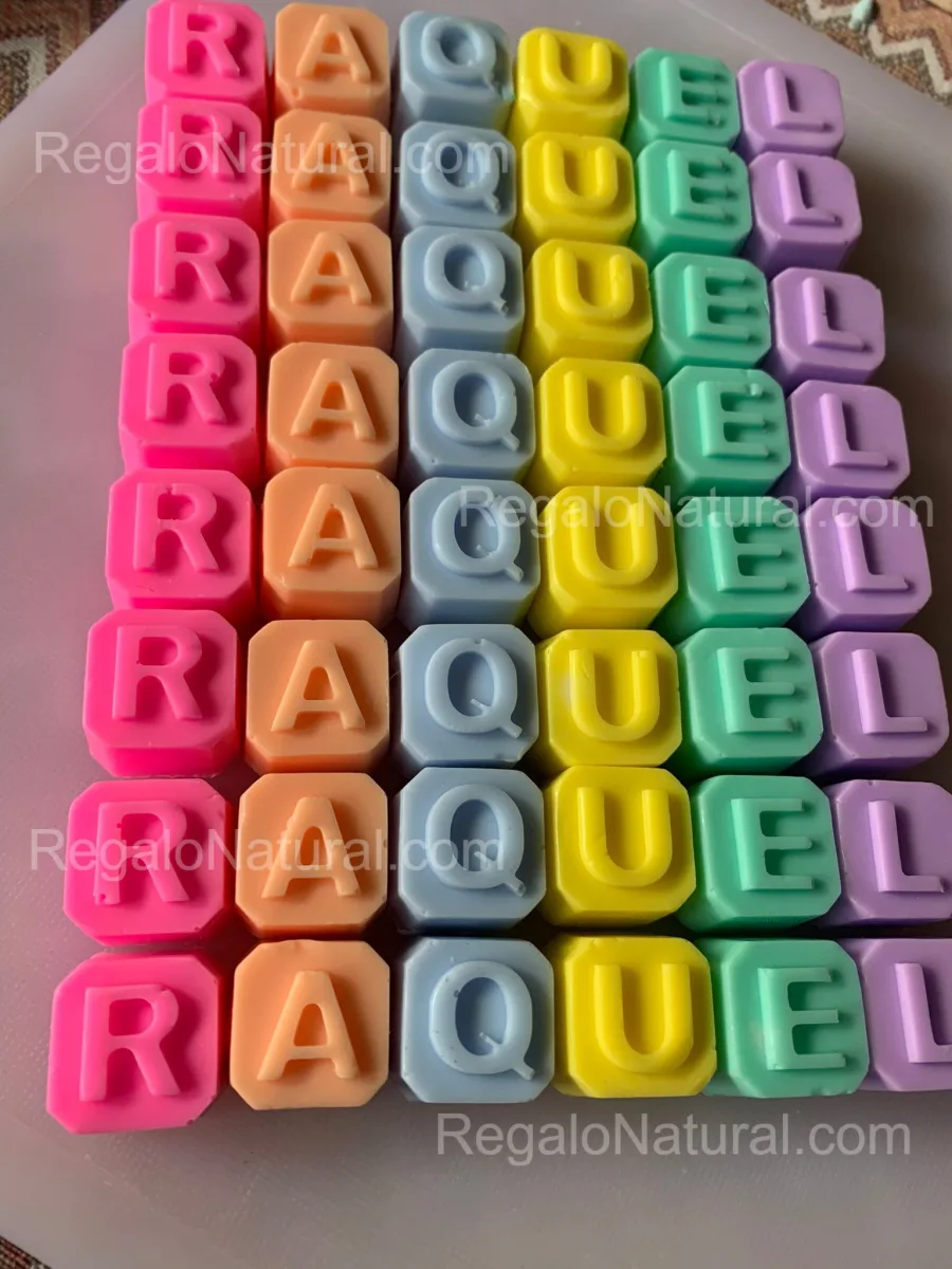 Letras de jabón