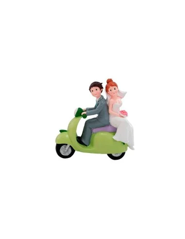 Figura Tarta de Boda - Moto